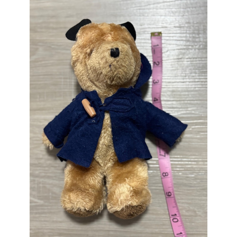 Eden Toys Paddington Bear‎ Plush Toy 1981 Vintage Blue Coat